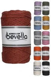 3 Büküm Pamuk Taranan Makrome Makrame Zincir Halat Hobi Ipi Üç Büküm thumbnail 1