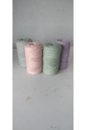 250grx4 Makrome Ipi Taranabilir 3 Mm Tek Büküm 1 Kg thumbnail 1