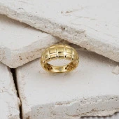 Taşsız Sarı Altın 14 Ayar Yüzük thumbnail 3