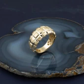 Taşsız Sarı Altın 14 Ayar Yüzük thumbnail 4