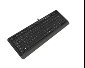 A4 TECH FK10 FN-MULTİMEDYA Q KLAVYE USB GRİ thumbnail 1