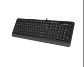 A4 TECH FK10 FN-MULTİMEDYA Q KLAVYE USB GRİ thumbnail 5