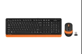 A4 TECH FG1010 Q 2.4 GHZ USB TURUNCU KLAVYE+MOUSE KABLOSUZ SET thumbnail 1