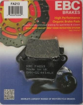 Ebc Fa213 2010-2018 KTM 690 Duke R Uyumlu Arka Fren Balatası Organik Balata - 1
