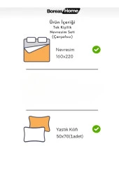 Nota Siyah Beyaz Tek Kişilik Nevresim Seti - 2