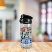 Cam Matara Cam İçecek Matarası Şişesi Sporcu İçecek Matarası 500ML - 3