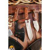 Outdoor Balta Bıçak 3lü Seti Kamp Baltası Bıçak Bıçağı Nacak Budama Baltası BLT6X - 6