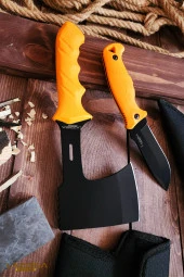 Outdoor Balta Bıçak 2li Set Kamp Baltası Bıçağı Nacak Budama Baltası LZOUTR2 - 1