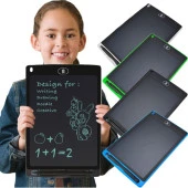 Writing Tablet LCD Dijital Kalemli Çizim Yazı Tahtası Grafik Not Yazma Eğitim Tableti  8.5" SİYAH - 1