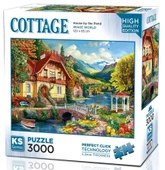 KS Games 3000 Parça Gölet Kenarındaki Ev Puzzle thumbnail 1