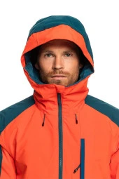 Quiksilver Mission Block Erkek Turuncu Snowboard Montu - 3
