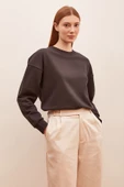 Bisiklet Yaka Sweatshirt Antirasit - 1