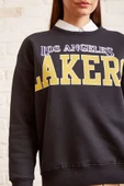 Lakers Baskılı Sweatshirt Antirasit - 5