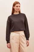 Bisiklet Yaka Sweatshirt Antirasit - 6