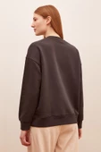 Bisiklet Yaka Sweatshirt Antirasit - 4