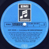 Hot Dogs – Ja So Warns Die Alten Rittersleut - Dixieland, Folk, World, & Country tarz Plak alithestereo - 3