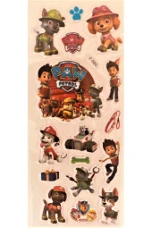 Paw Patrol Karakterleri 3 set sticker Chase, Marshall, Zuma, Skye, Rubble, Rocky - 2