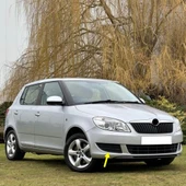 Skoda Fabia 2 2011-2014 Ön Tampon Sağ Sis Kapağı Sissiz 5J0807368A - 1