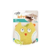 Afp Kitty - Peluş Sarı Baykuş Yavru Kedi Oyuncak - 1