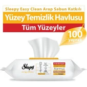 Sleepy Yüzey Temizlik Havlusu 100 Lü Arap Sabunu - 1