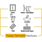 Sleepy Yüzey Temizlik Havlusu 100 Lü Arap Sabunu - 5