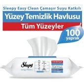 Sleepy Yüzey Temizlik Havlusu 100Lü Camaşır Suyu - 1