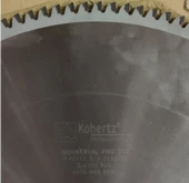 Kohertz 420*120 Aluminyum ve PVC Elmas Daire Testere thumbnail 2