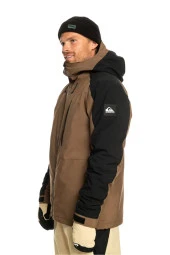 Quiksilver Mission Block Erkek Kahverengi Snowboard Montu - 2