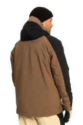 Quiksilver Mission Block Erkek Kahverengi Snowboard Montu - 11
