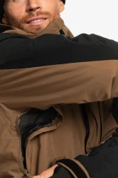 Quiksilver Mission Block Erkek Kahverengi Snowboard Montu - 9