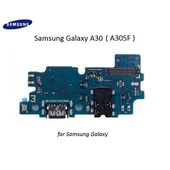 ORJ Samsung Galaxy A30 SM-A305F Şarj Kulaklık Soket Mikrofon Bordu - 1