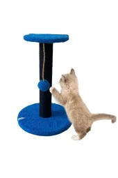 Stepli Kedi Tırmalama Tahtası Mavi - 1