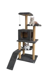 Kedi Tırmalama Platformlu S9 Antrasit - 1