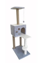 Kedi Tırmalama Ve Kedi Oyun Evi Antrasit thumbnail 1