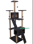 Cat City Rezidans Kedi Tırmalama ve Oyun Evi Çok Fonksiyonlu - 2