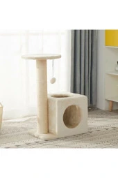 Dekoratif Kedi Tırmalama Ve Oyun Evi - 3