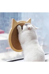 Vantuslu Ahşap Kedi Tırmalama Mobilyası thumbnail 1