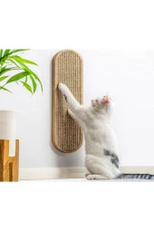 Duvara Monte Edilebilir Ahşap Kedi Tırmalama Tahtası thumbnail 1