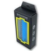 Universal Araç İçi Alüminyum Değiştirilebilen Geçici Park Telefon Numaratörü Mavi - 2