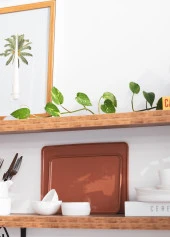 The Mia Cotta Limoges Servis Tabağı Terracota 28x20 cm thumbnail 4