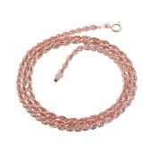 Gümüş halat zincir SGTL10481 thumbnail 1