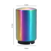 Otomatik Açacak Manyetik Meşrubat Kapak Açacağı Siyah Renk Metal Kapak Bas Çek Mıknatıslı Şişe Kapak - 6