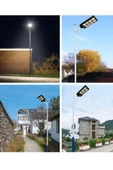 600 Watt Kanatlı Solar Güneş Enerjili Led Bahçe Dekor Aydınlatması Sokak Lambası - 2