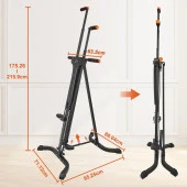 Relife Ab Vertical Climber 5 Kademeli Dikey Tırmanma Egzersiz Aleti, Katlanabilir Kardiyo Egzersiz Makinesi, Stepper - 3