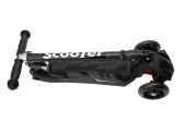 Xslide Işıklı Tekerlekli Scooter-SİYAH - 6