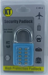 Şifreli Asma Kilit Mavi 10 Haneli Anahtarsız Güvenlik Bavul Valiz Çanta Okul Spor Salonu - 2