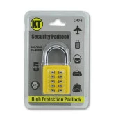 Şifreli Asma Kilit Sarı 10 Haneli Anahtarsız Güvenlik Bavul Valiz Çanta Okul Spor Salonu - 6