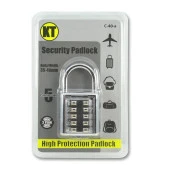 Şifreli Asma Kilit Krom 10 Haneli Anahtarsız Güvenlik Bavul Valiz Çanta Okul Spor Salonu - 6