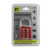 Şifreli Asma Kilit Kırmızı 10 Haneli Anahtarsız Güvenlik Bavul Valiz Çanta Okul Spor Salonu - 7