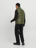 JACK JONES Erkek Yumuşak Parlak Şişme Yelek 12241626 - 3